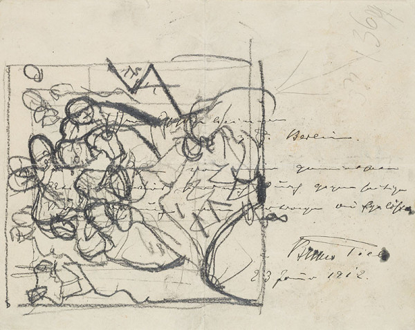Max Oppenheimer - Sketch for the painting Operation 