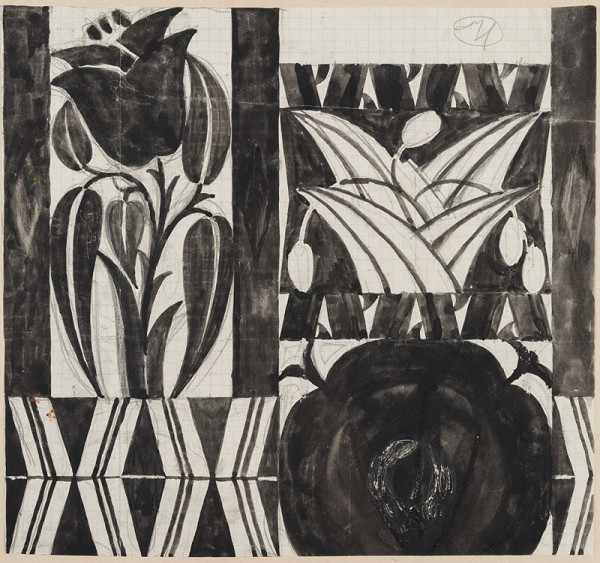 Josef Hoffmann - Study of geometric ornament 