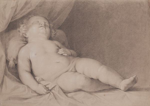František Tkadlík - The Sleeping Christ Child (after Guido Reni) 