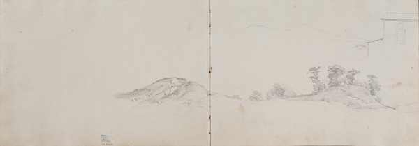 František Tkadlík - Sheet from the Southern Italian Sketchbook - landscape 
