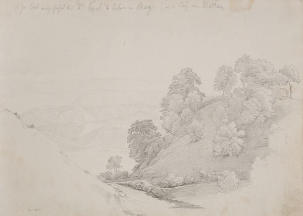 František Tkadlík - Sheet from the Southern Italian Sketchbook - landscape 