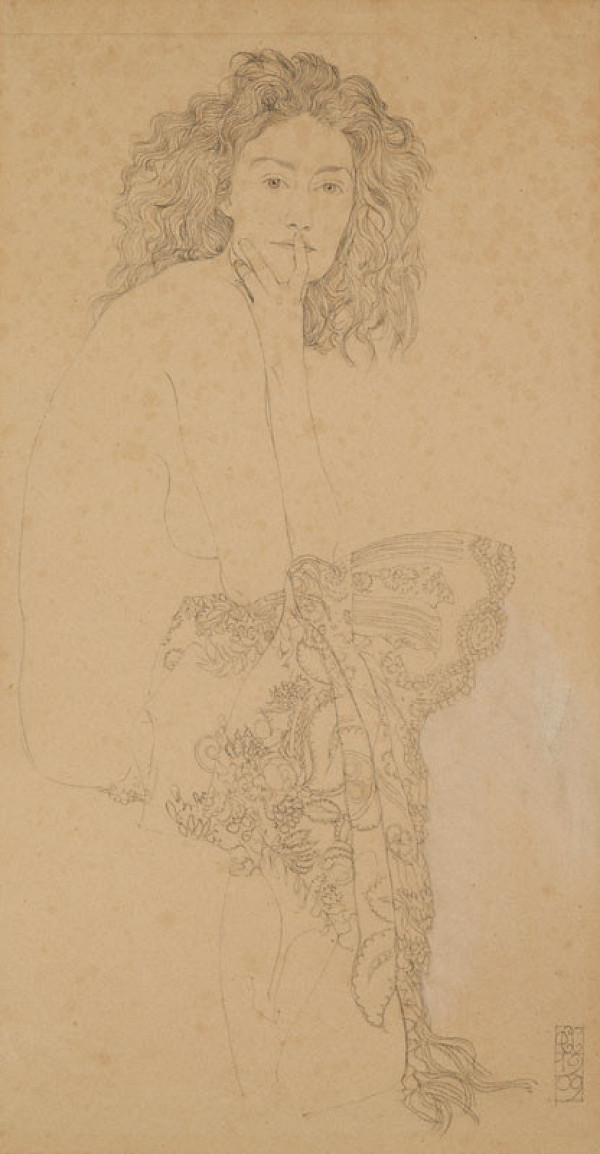 Carl Otto Czeschka - Study of a woman’s figure 