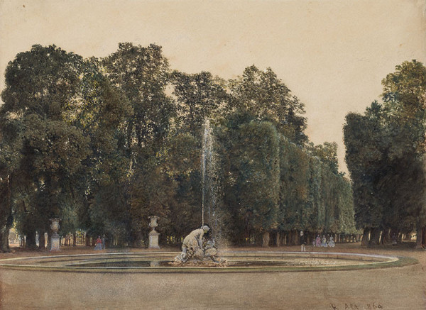 Rudolf von Alt - The Schönbrunn Park 