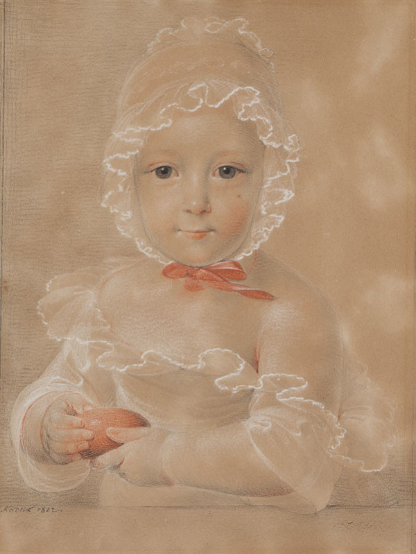 František Tkadlík - Portrait of Rudolf Czernin (Child with a Medallion) 