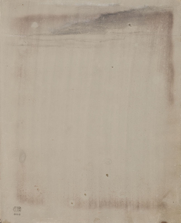 František Tkadlík - Sheet from Sketchbook C - study of clouds 