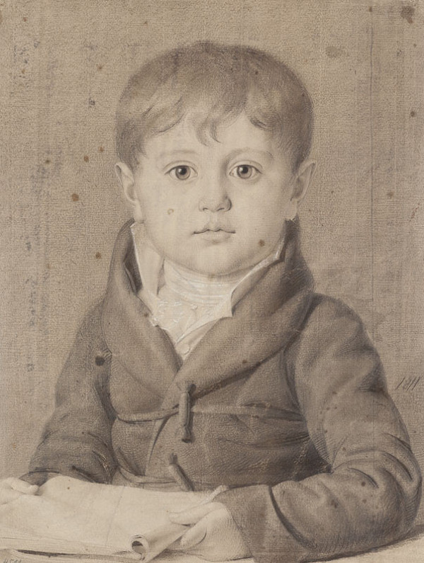 František Tkadlík - Portrait of Jan Srdinko’s Son, Josef 