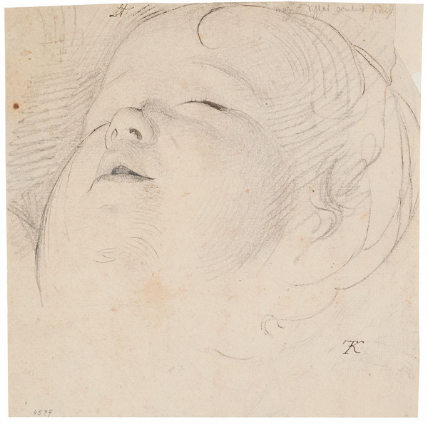 František Tkadlík - Head of a Sleeping Child 