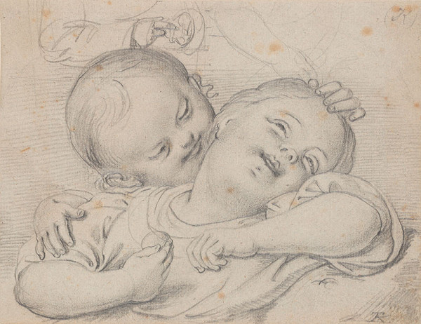 František Tkadlík - Two Laughing Children 