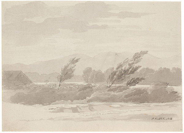 František Tkadlík - Stormy Landscape 