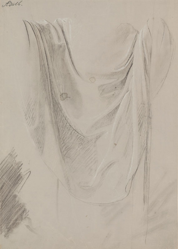 František Tkadlík - Study of draperies for the painting Return of Saint Adalbert to His Homeland 