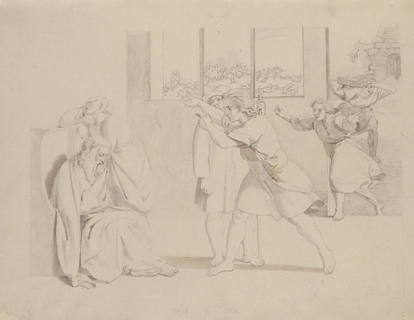 František Tkadlík - Messengers Bring Job News of a Disaster 