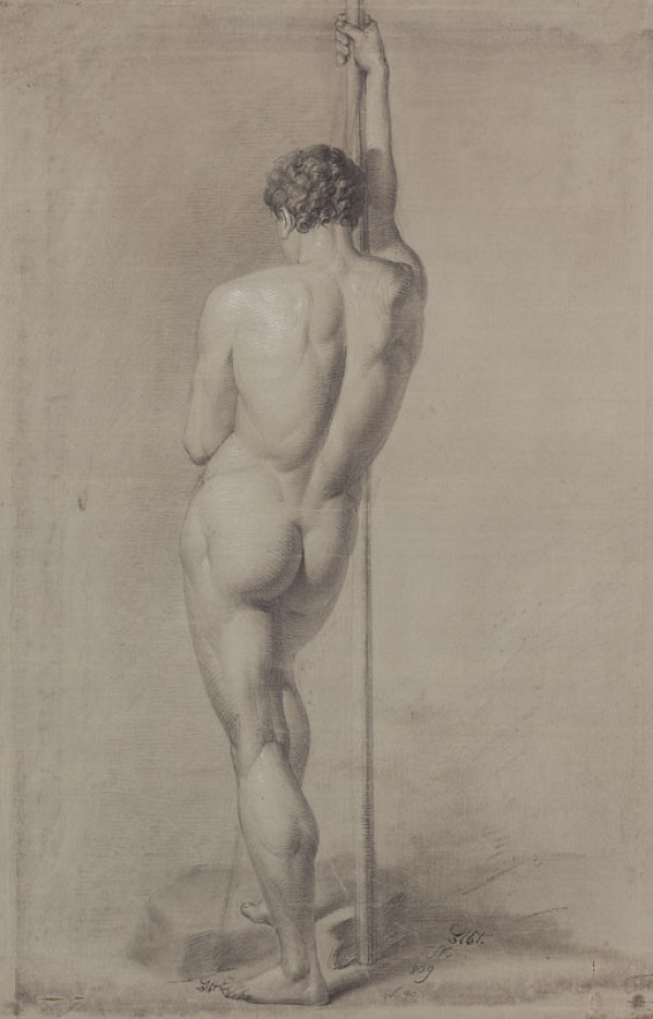 František Tkadlík - Study of a Male Nude 