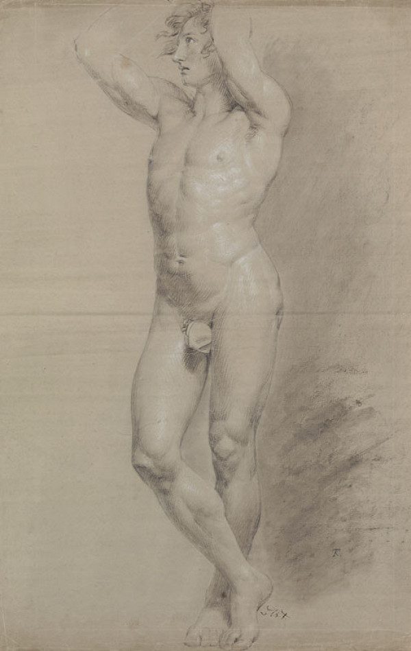 František Tkadlík - Study of a Male Nude 