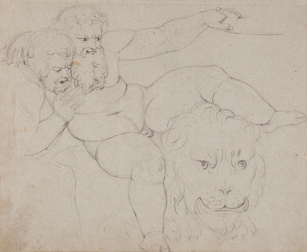 František Tkadlík - Sheet from Sketchbook A - Bacchus 