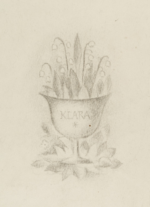 Jan Zrzavý - Sketch for a vignette to Clara d’Ellébuse; ou, L’Histoire d’une ancienne jeune fille by Francis Jammes 