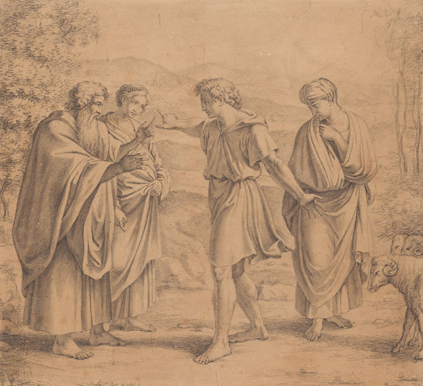 František Tkadlík - Scene from the History of Jacob (after Raphael’s works in the Vatican loggias) 