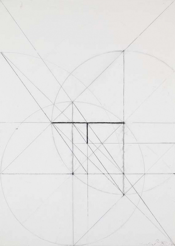 Stanislav Kolíbal - Drawing No. XCI from the Berlin Cycle 
