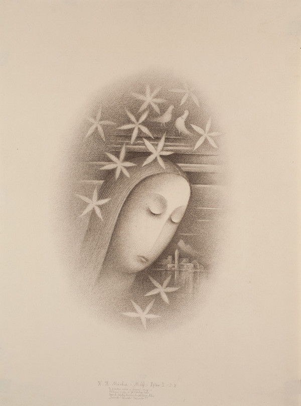 Jan Zrzavý - Illustration for the First Canto of May by Karel Hynek Mácha 