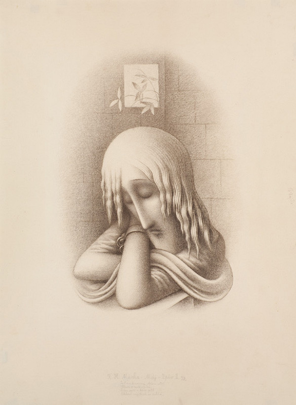 Jan Zrzavý - Illustration for the Second Canto of May by Karel Hynek Mácha 