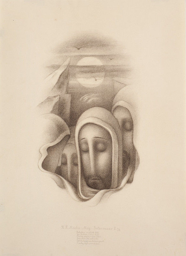 Jan Zrzavý - Illustration for the Second Intermezzo of May by Karel Hynek Mácha 