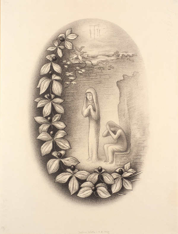 Jan Zrzavý - Illustration Daughter’s Curse from A Posy of National Folk Tales by Karel Jaromír Erben 