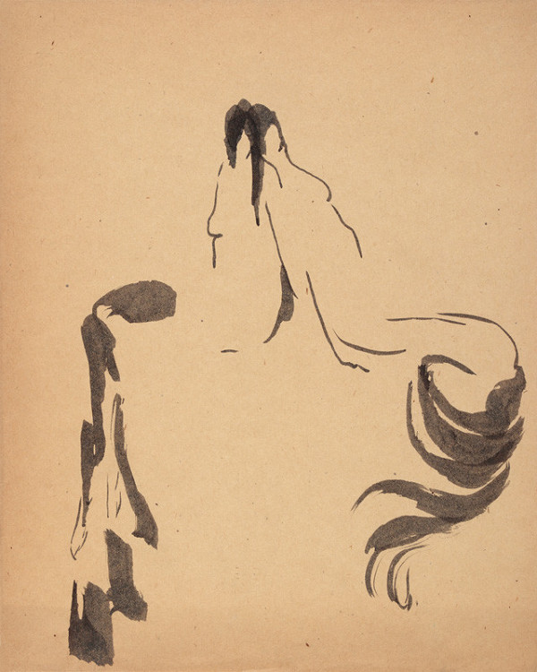 Gaston Lachaise - Sketch of Two Women 