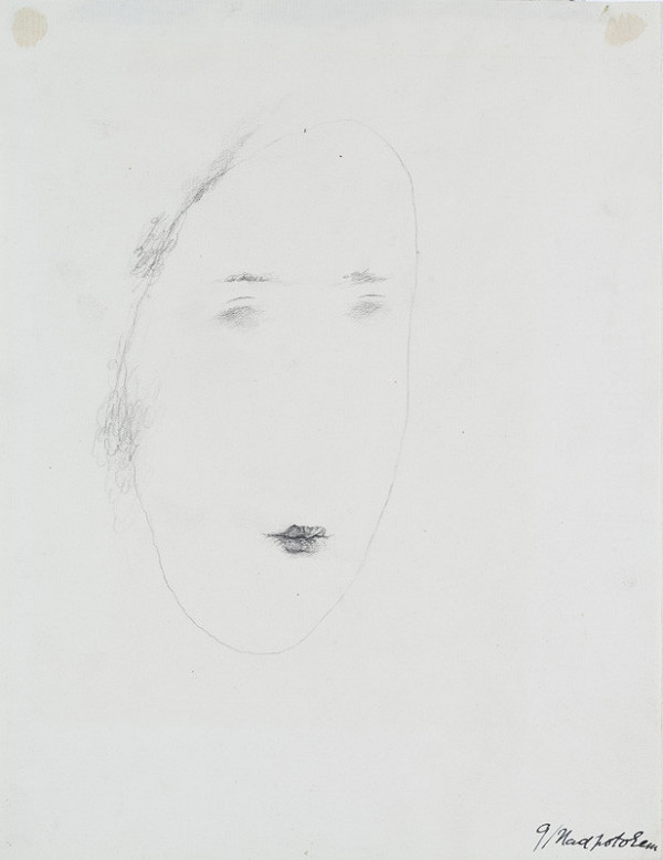 Josef Šíma - By the Brook - Illustration for the book of poems Panenky (Dolls) by Jaroslav Durych 