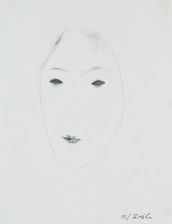 Josef Šíma - Woman - Illustration for the book of poems Panenky (Dolls) by Jaroslav Durych 