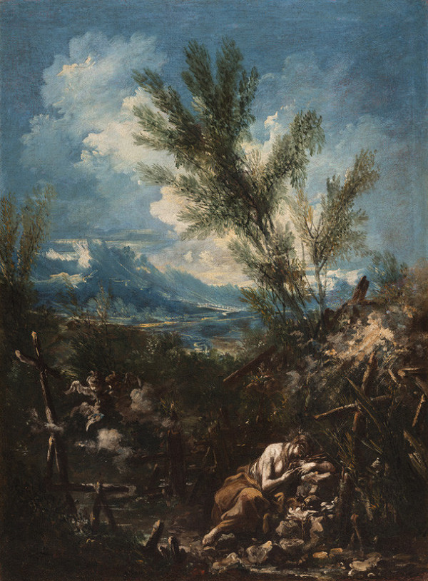 Alessandro Magnasco - Penitent St. Mary Magdalene in a Landscape 