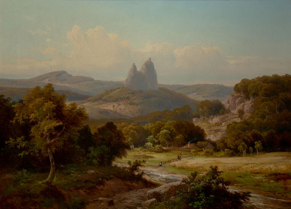 Hugo Ullik - A View of Trosky 