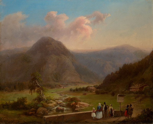 Josef Navrátil - Mountain Valley near Zillertal 