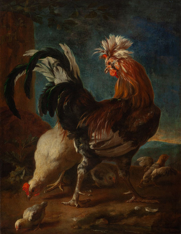 Franz Werner Tamm - Rooster and Hen 