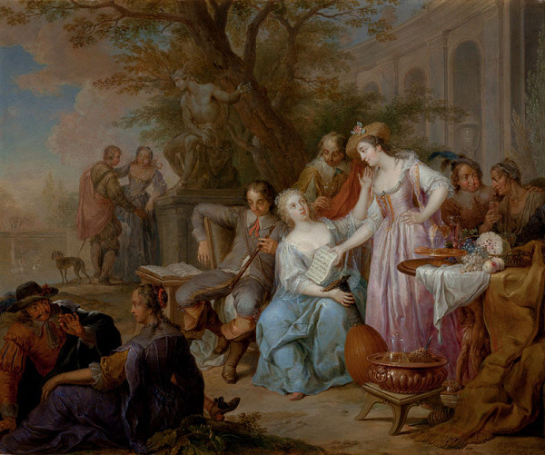 Franz Christoph Janneck - Company in the park 