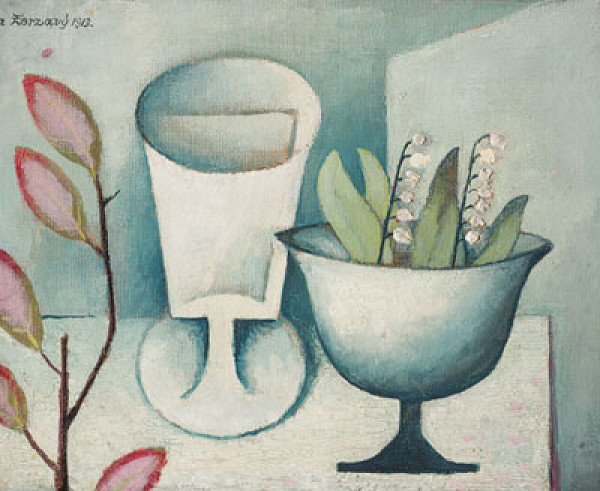 Jan Zrzavý - Still Life with Lilies of the Valley 