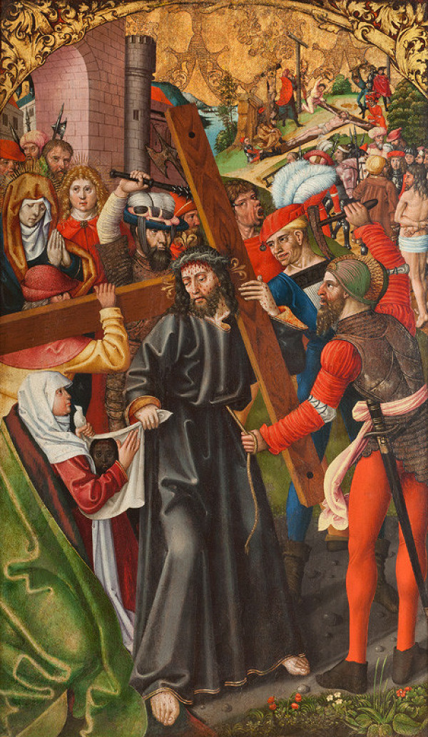 Hans Raphon - Passion Altarpiece, called Göttingen - The Carrying of the Cross 