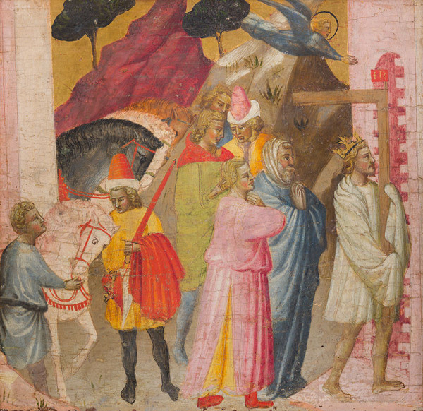 The Master of the Straus Madonna - The Entry of Heraclitus into Jerusalem 