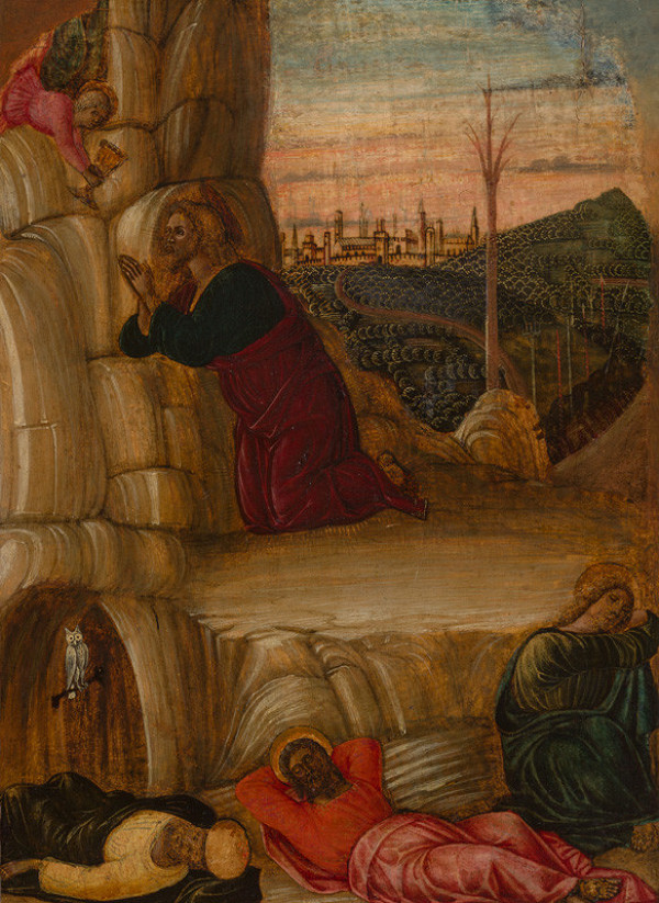 Jacopo da Montagnana - Christ on the mount of Olives 