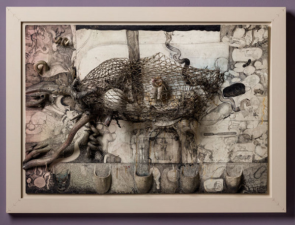 Bedřich Dlouhý - Object with a net (study II) 