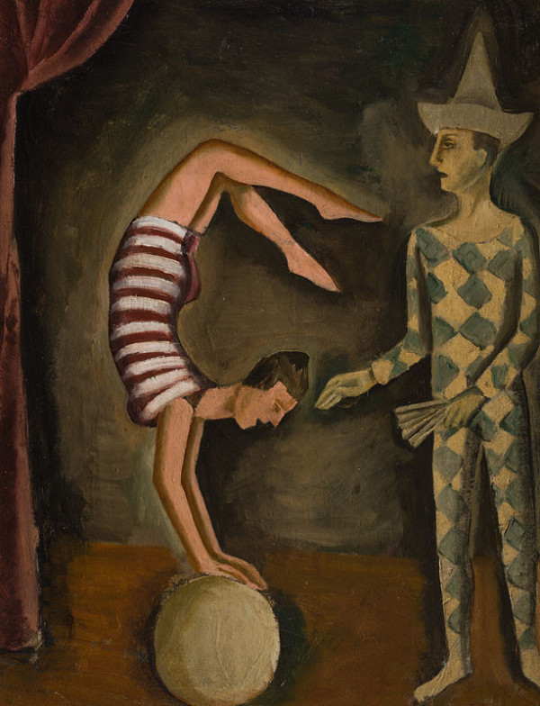 Bedřich Piskač - Pierrot and an Acrobat 