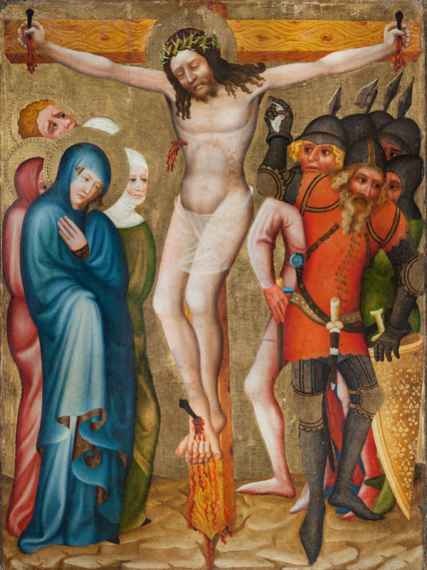 latter half of the 1360s) Anonymous (Prague - The Emmaus Crucifixion 