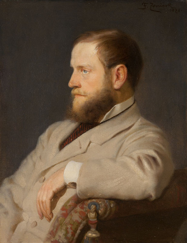 František Ženíšek - Portrait of Josef Šebestián Daubek 