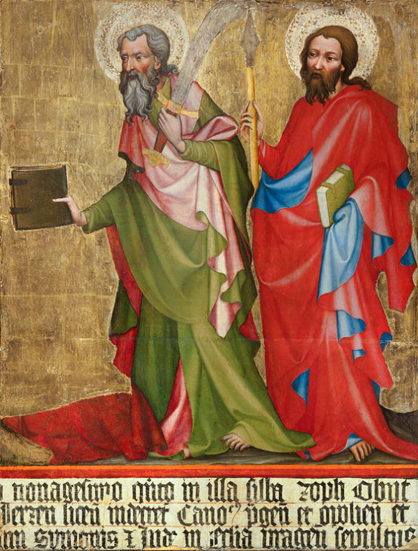 1395) Anonymous (Prague - Epitaph of Jan of Jeřeň - SS Bartholomew and Thomas 