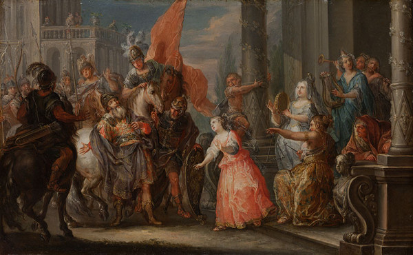 Johann Georg Platzer - The Return of Jephthah of Gilead 