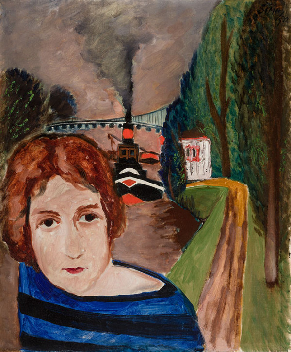 Josef Šíma - Portrait of Nadine Germain 