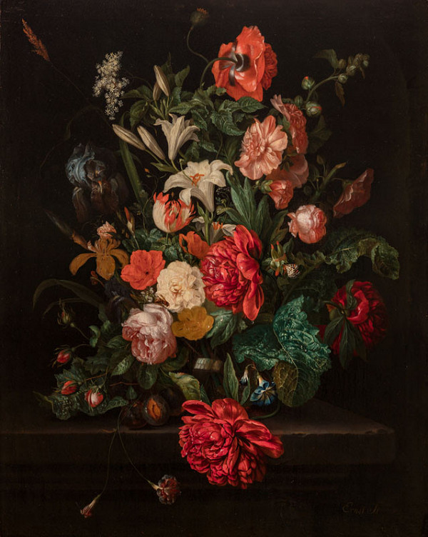 Ernest Stuven - Vase of Flowers 