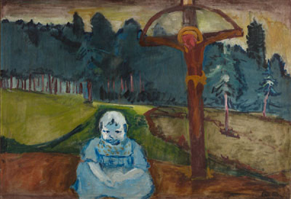 Emil Filla - Child by the Forest 
