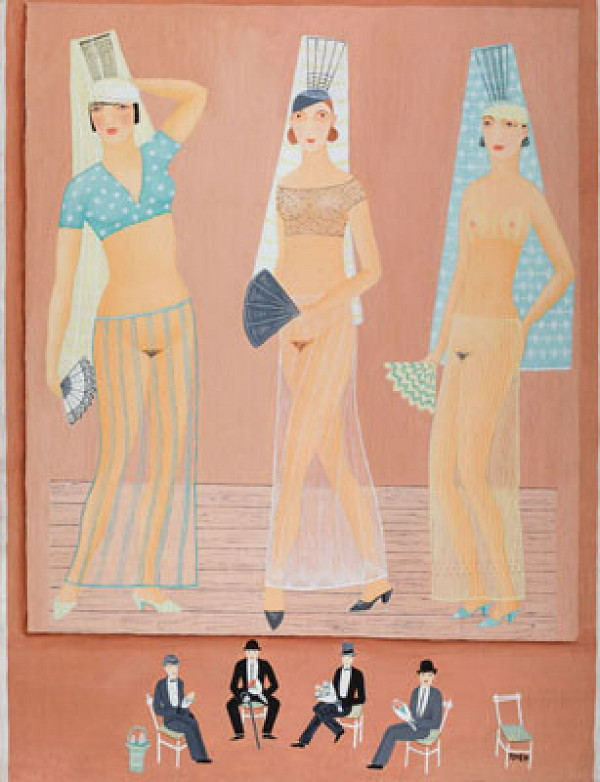 Toyen - Three Dancing Girls 