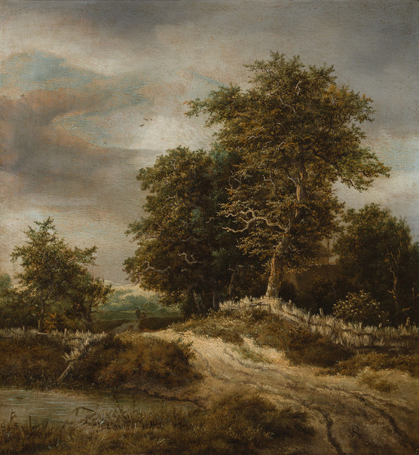 Jacob van Ruisdael - Path between Trees 