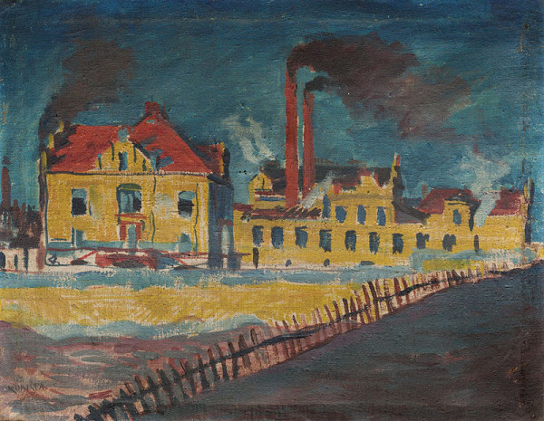 Bohumil Kubišta - Factory 