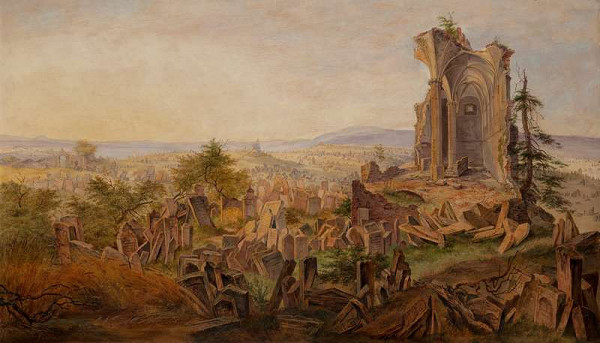 Bedřich Havránek - A Jewish Cemetery in Open Country 